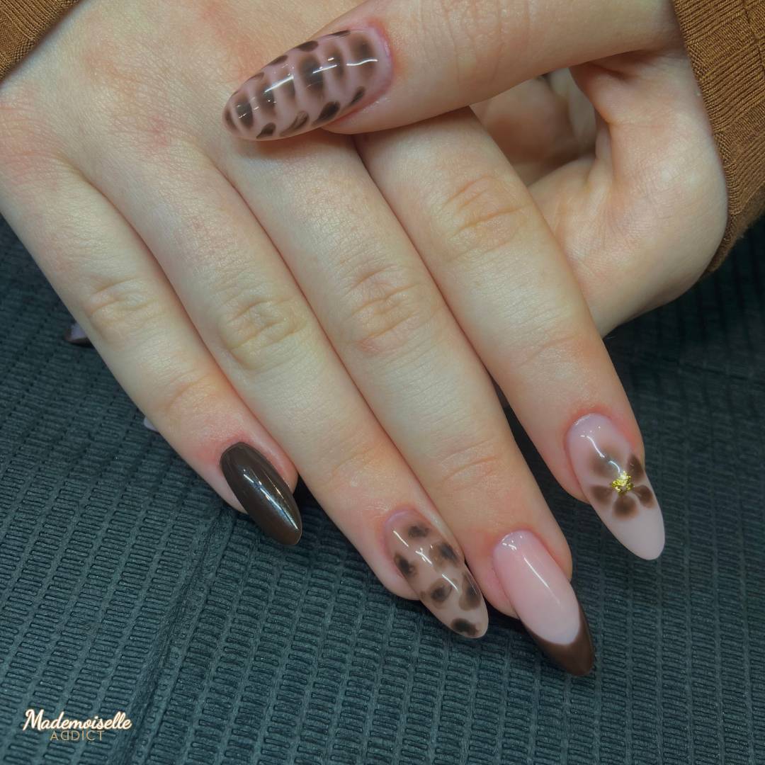 Nail Art marron